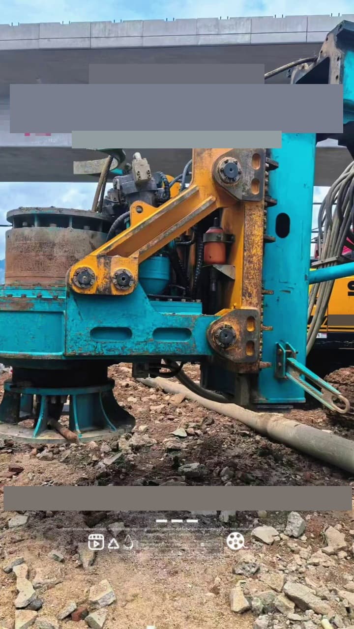 Used 山河 300H Rotary Drilling Rig working view