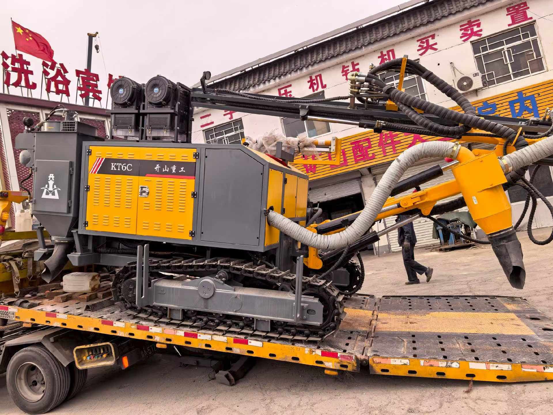 Used Kaishan KT6C integrated dth drilling rig, source view 2