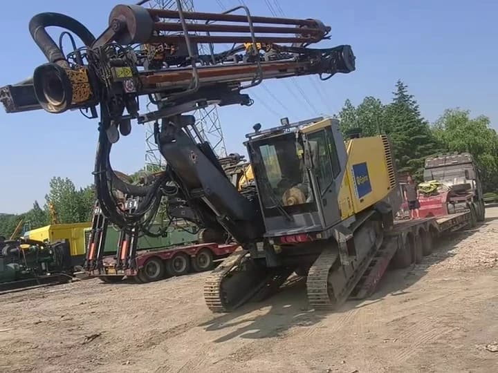 Atlas Copco D55 DTH Surface Drill Rig used equipment