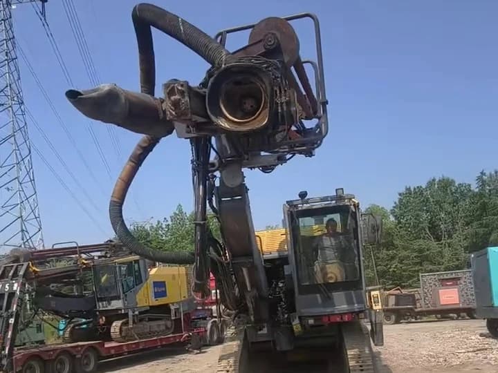 Atlas Copco D55 DTH Surface Drill Rig used equipment