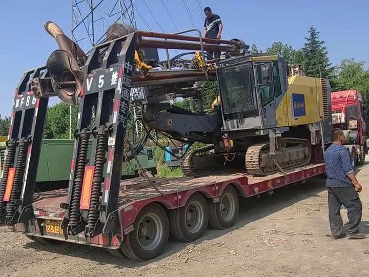 Atlas Copco D55 DTH Surface Drill Rig used equipment