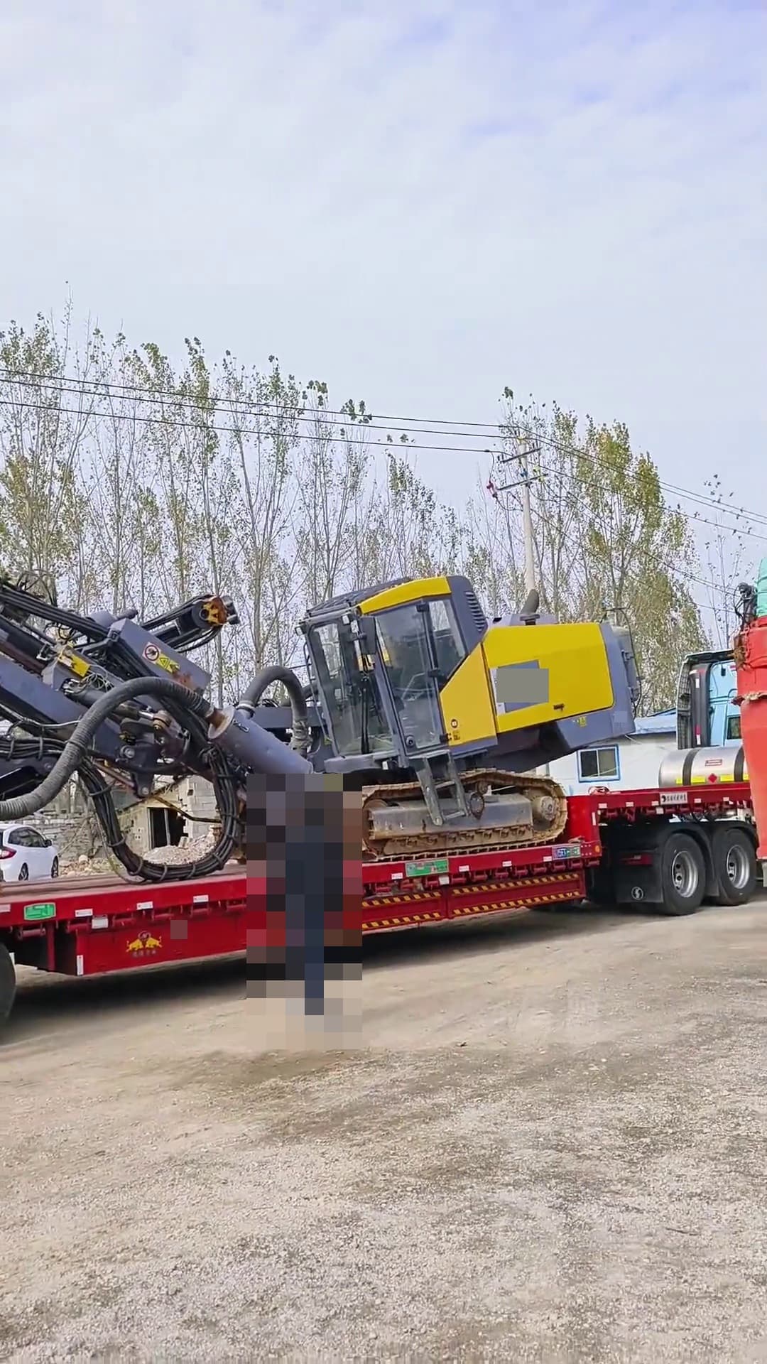 Epiroc T40 sondaj kulesi kullanılmış ekipman detay görünümü