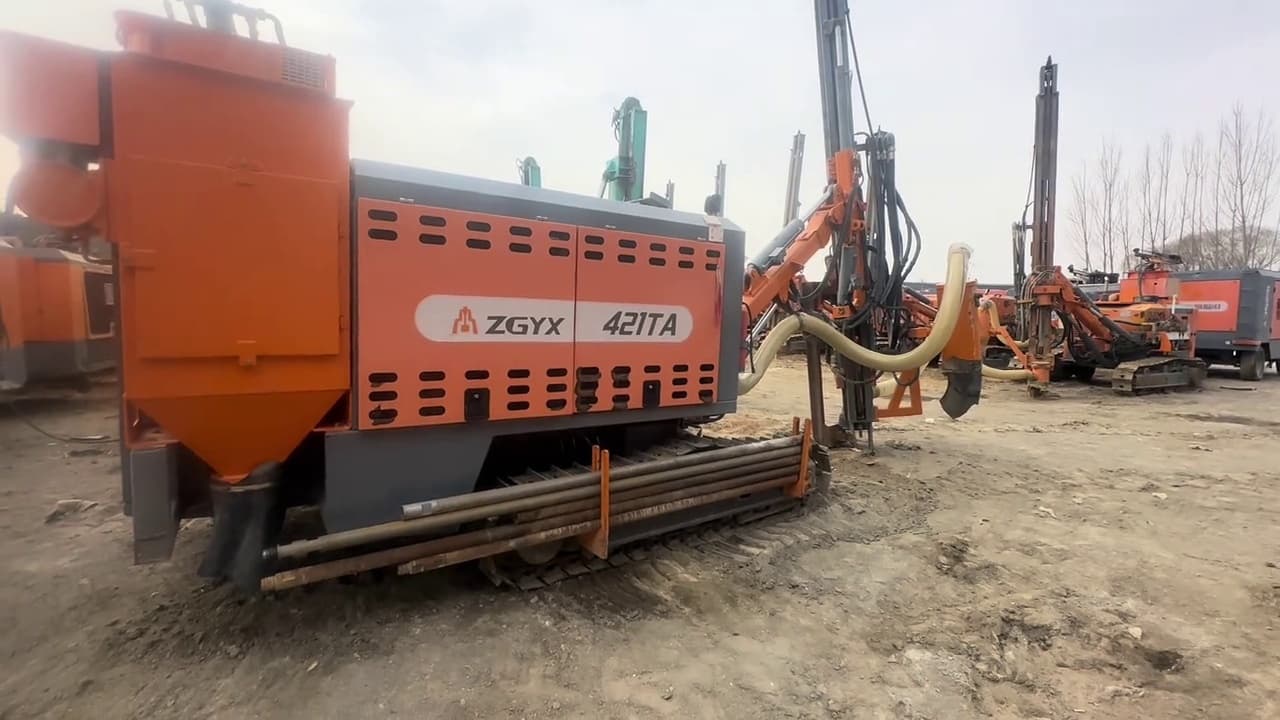 Zhigao 421TA DTH Surface Drill Rig used equipment