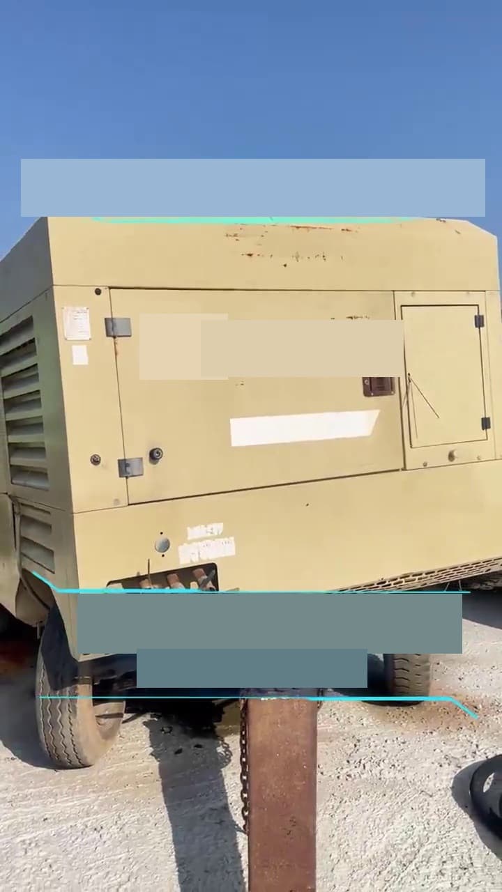 Ingersoll Rand VHP750 воздушный компрессор, бывшее в употреблении оборудование, вид спереди
