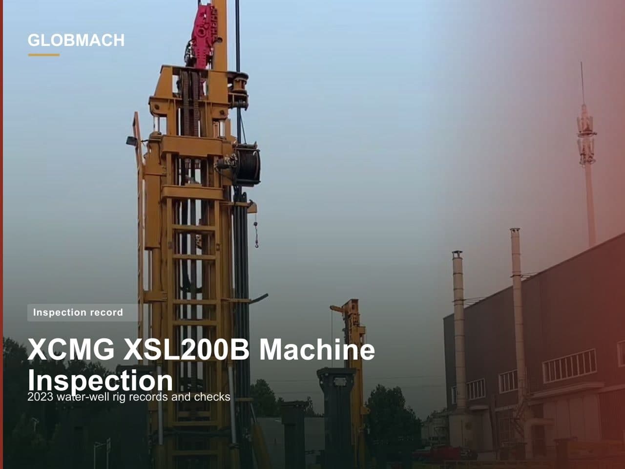 2023 XCMG XSL200B water-well drilling rig