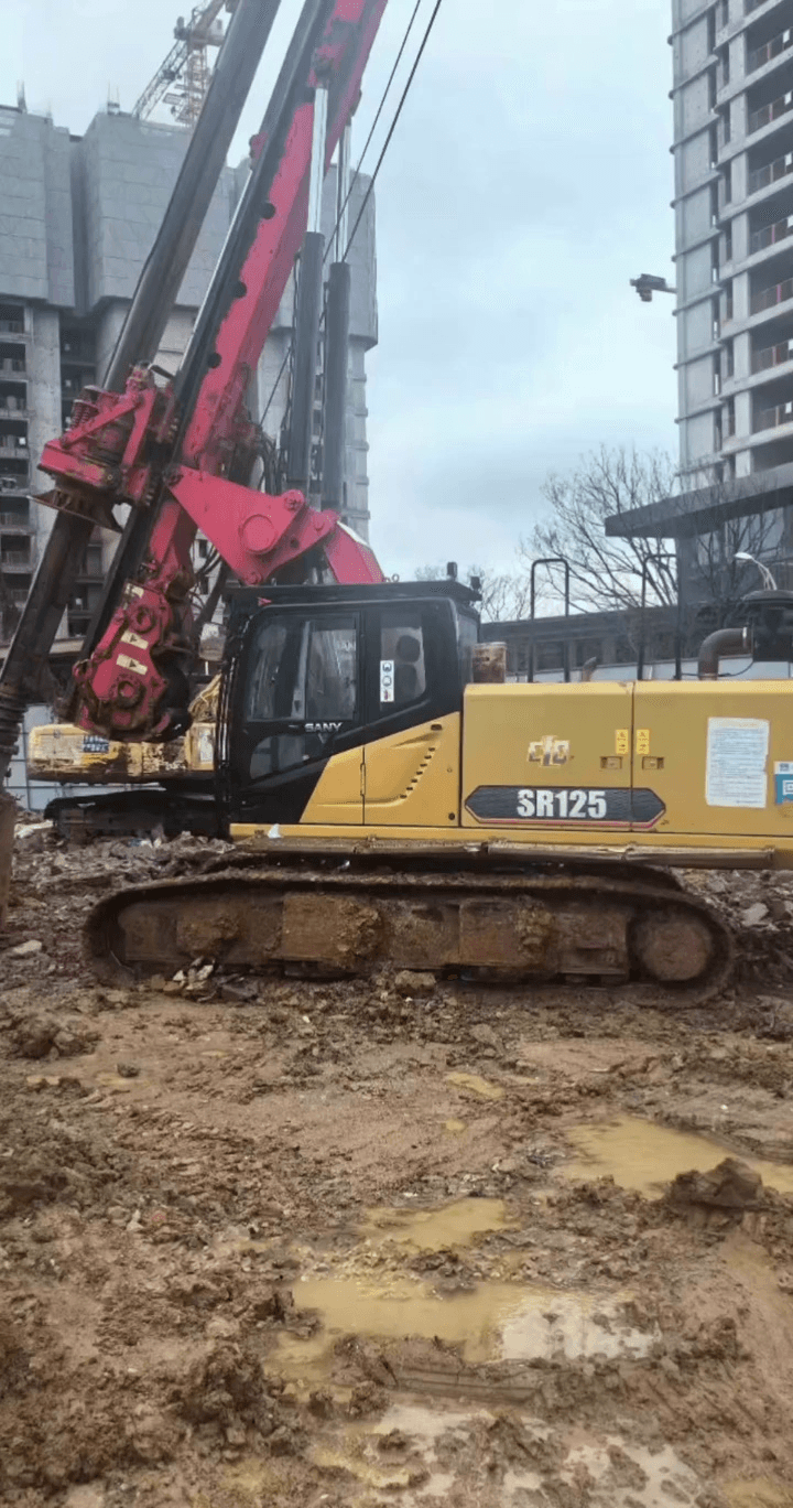 SANY SR125 Perfuratriz rotativa Equipamento de segunda mão