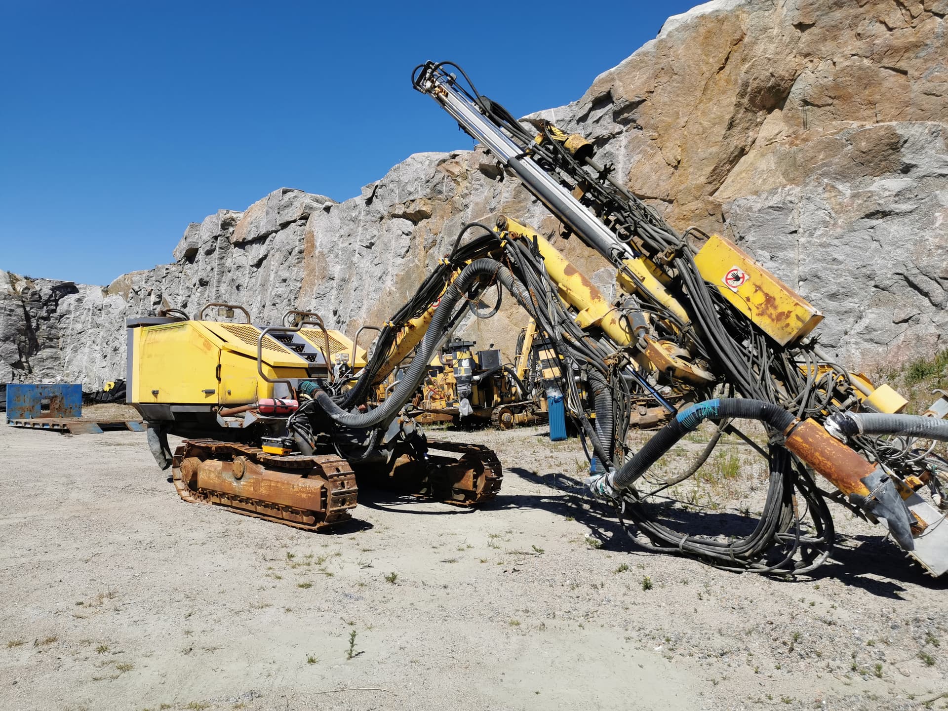 Atlas Copco ROC D7 Top Hammer Surface Drill Rig used equipment
