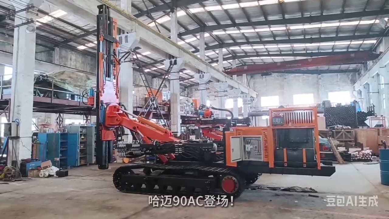 Hamai 90AC DTH Surface Drill Rig used equipment