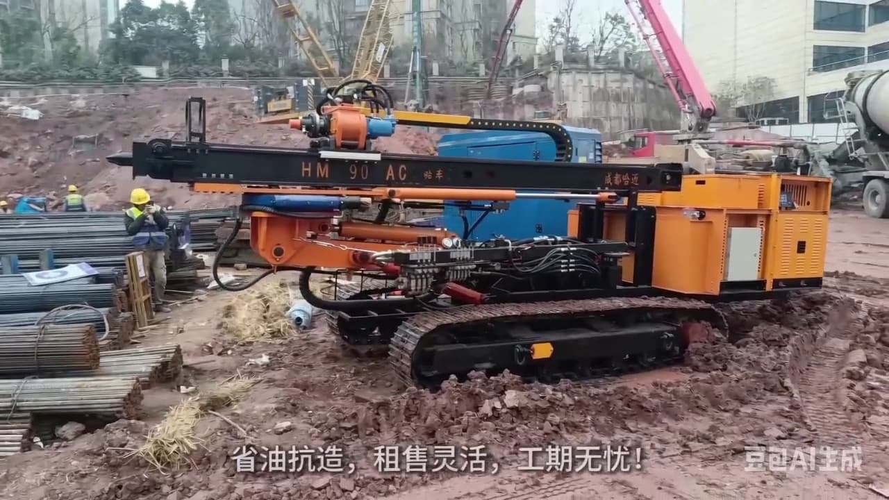 Hamai 90AC DTH Surface Drill Rig used equipment