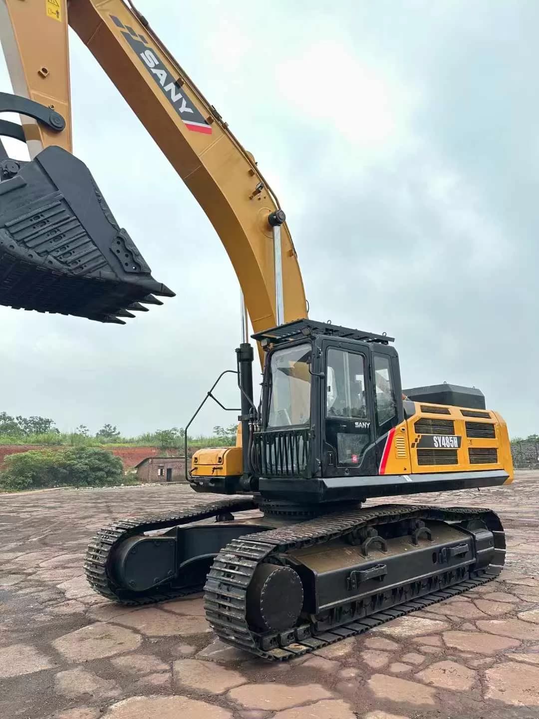 Used SANY SY485H crawler excavator complete machine view