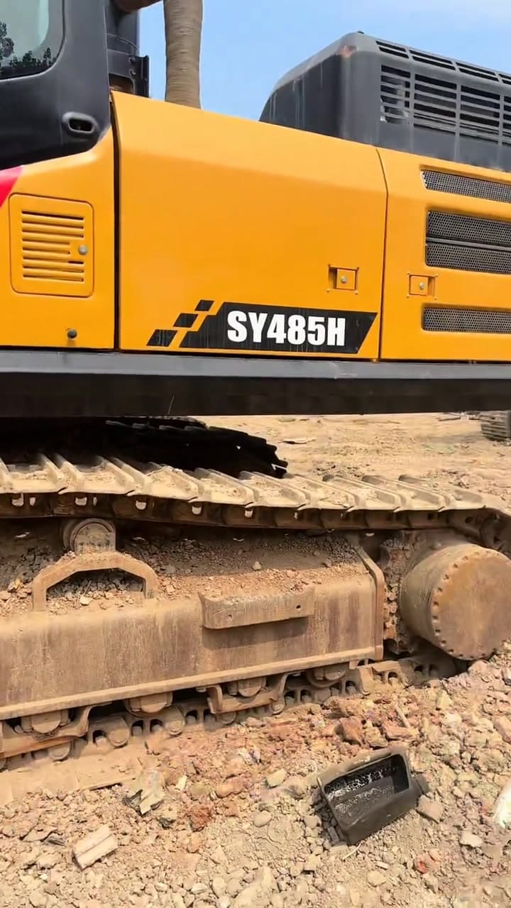 SANY SY485H использованное оборудование вид сбоку