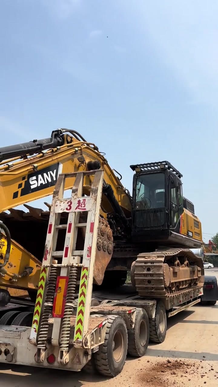 SANY SY485H использованное оборудование вид сзади