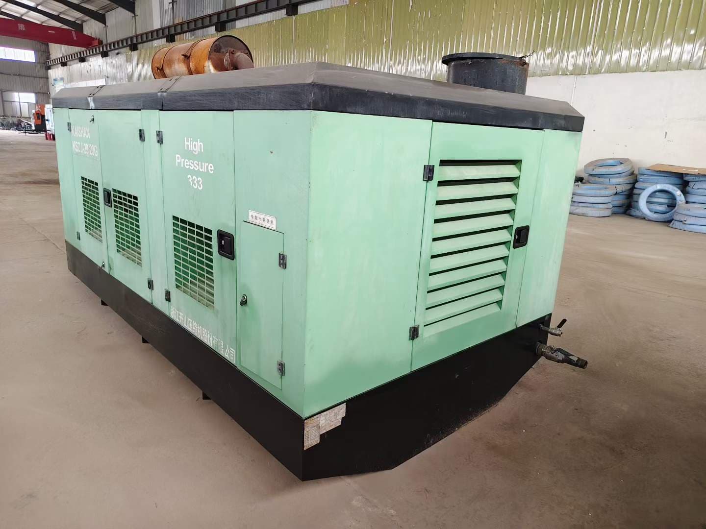 Used Kaishan KSZJ-29/23G skid-mounted air compressor, source view 9