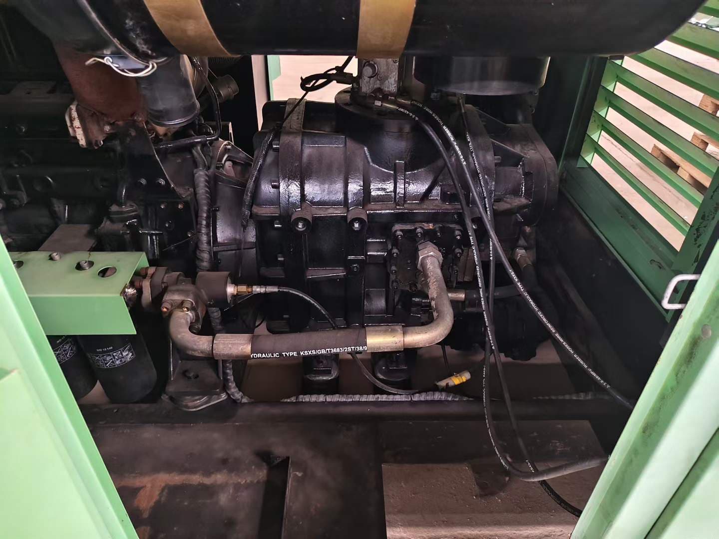 Used Kaishan KSZJ-29/23G skid-mounted air compressor, source view 4