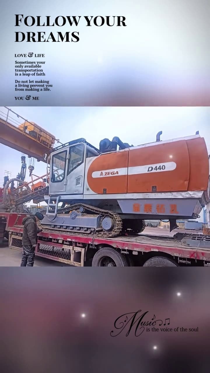 Zhigao D440 Integrated DTH Surface Drill Rig used equipment