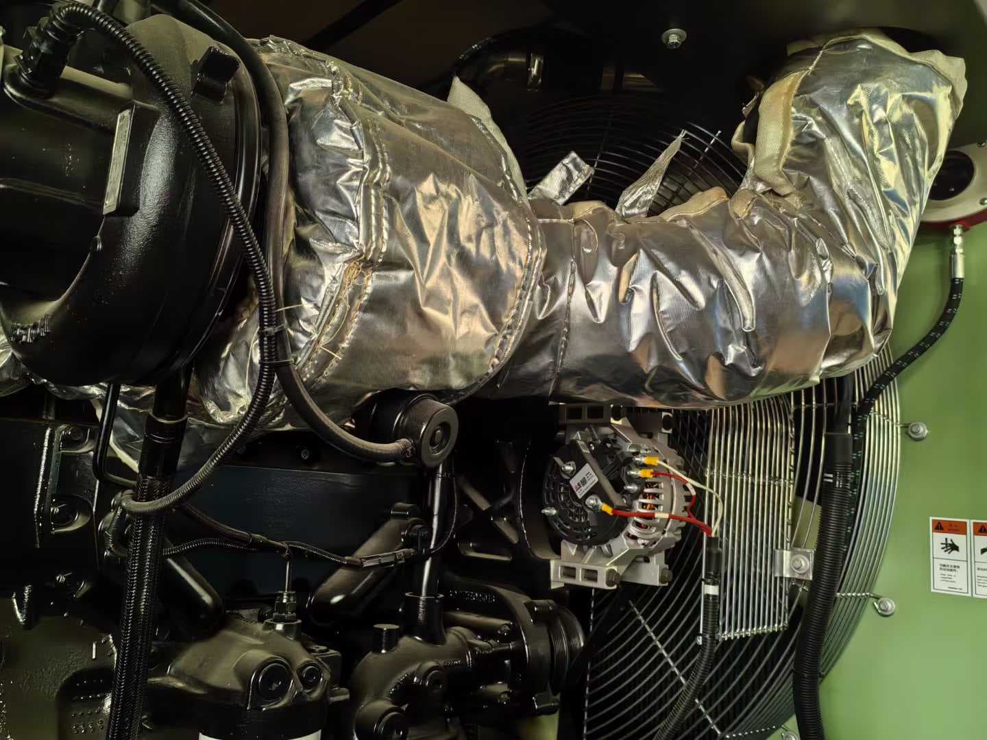 Used Sullair XSK39SD high-pressure portable air compressor, source view 8