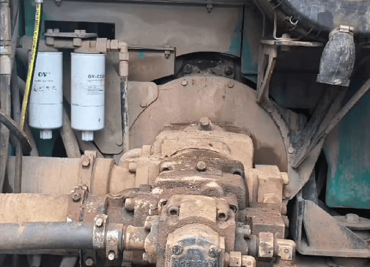 Vue intérieure de la foreuse rotative Sunward 300H
