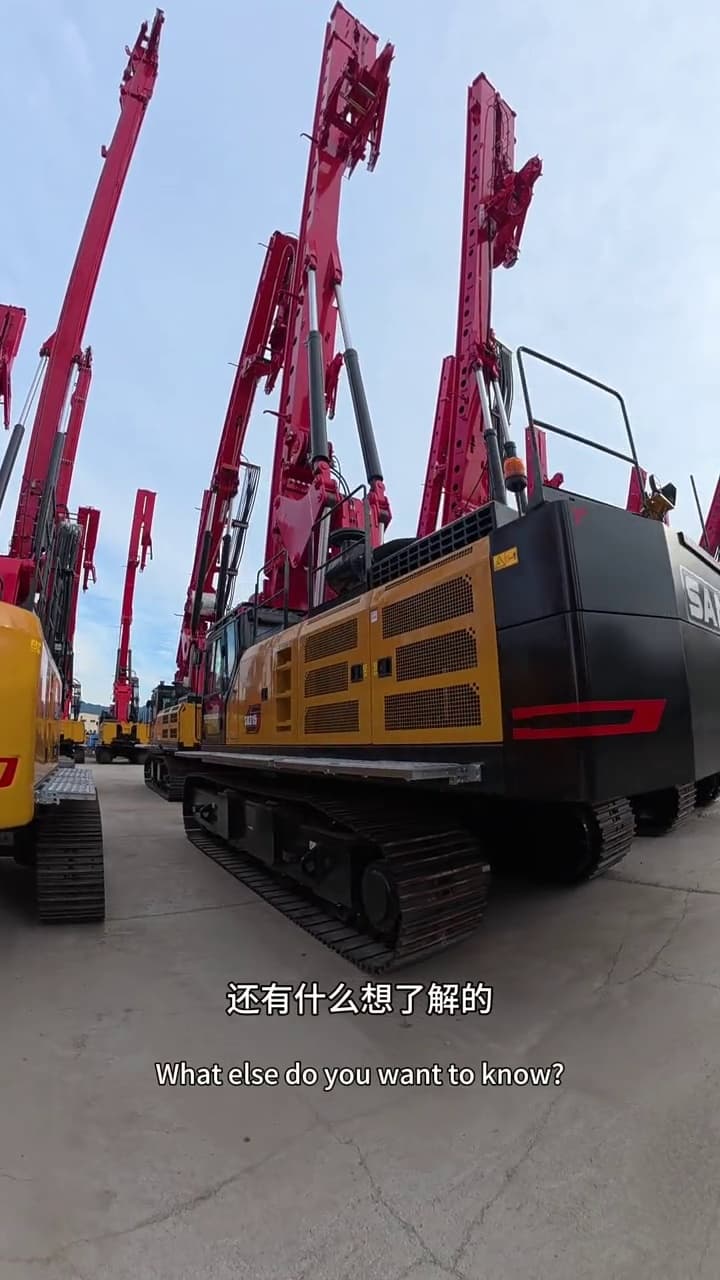 SANY SR315 Rotary Drilling Rig used equipment