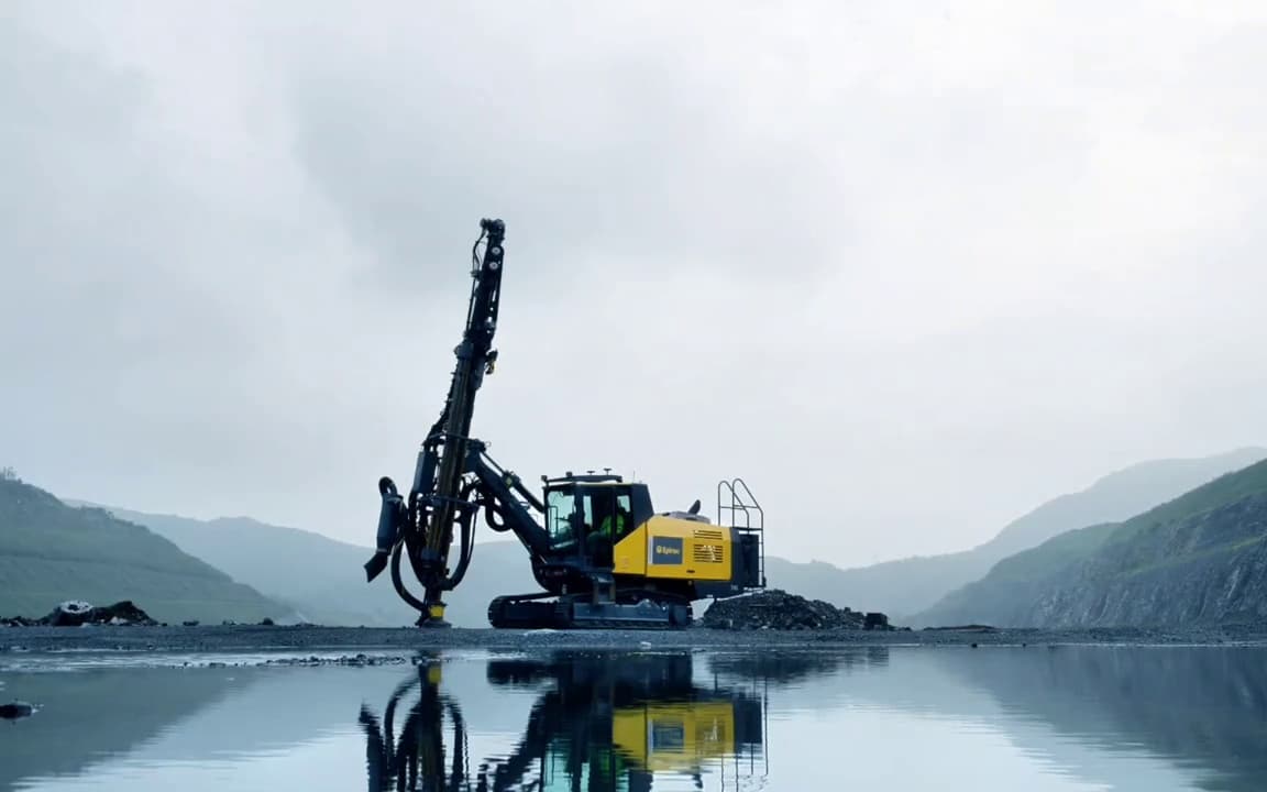 Epiroc T45 Top Hammer Surface Drill Rig used equipment