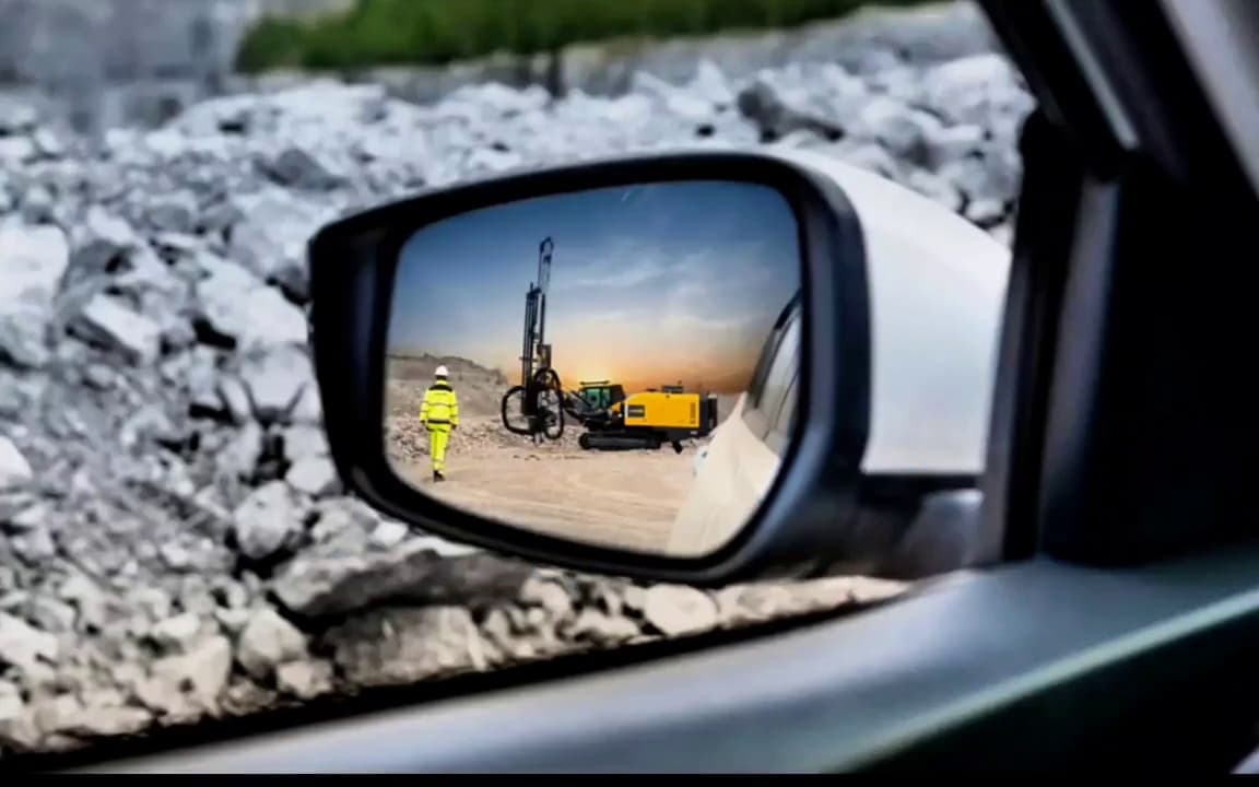 Used drilling rig dashboard and machine condition for hour verification