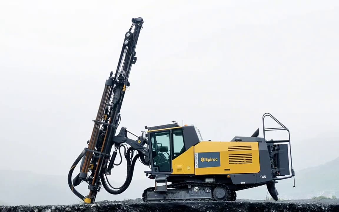 Epiroc T45 Top Hammer Surface Drill Rig used equipment