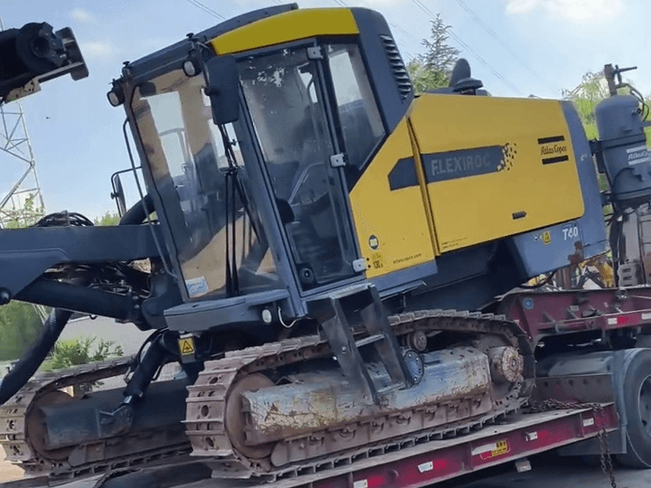 Perforadora Top Hammer de superficie usada Atlas Copco T40