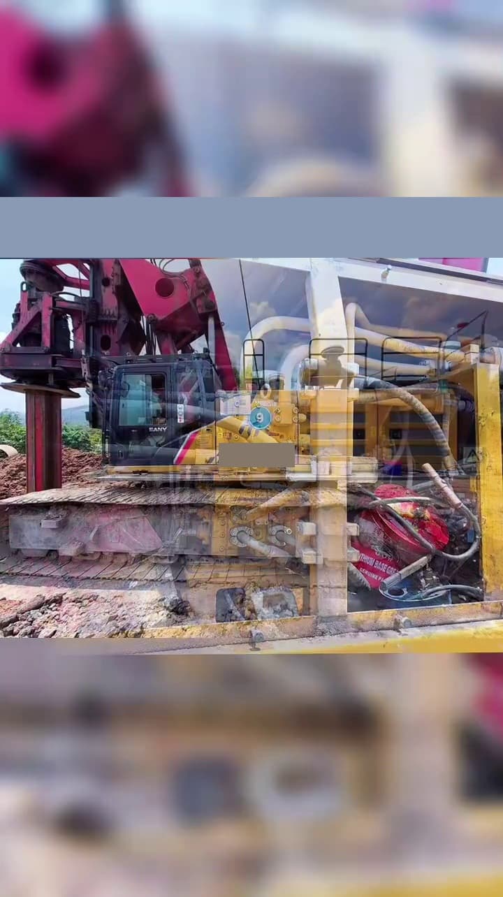 SANY SR405R drilling-rig used equipment interior view