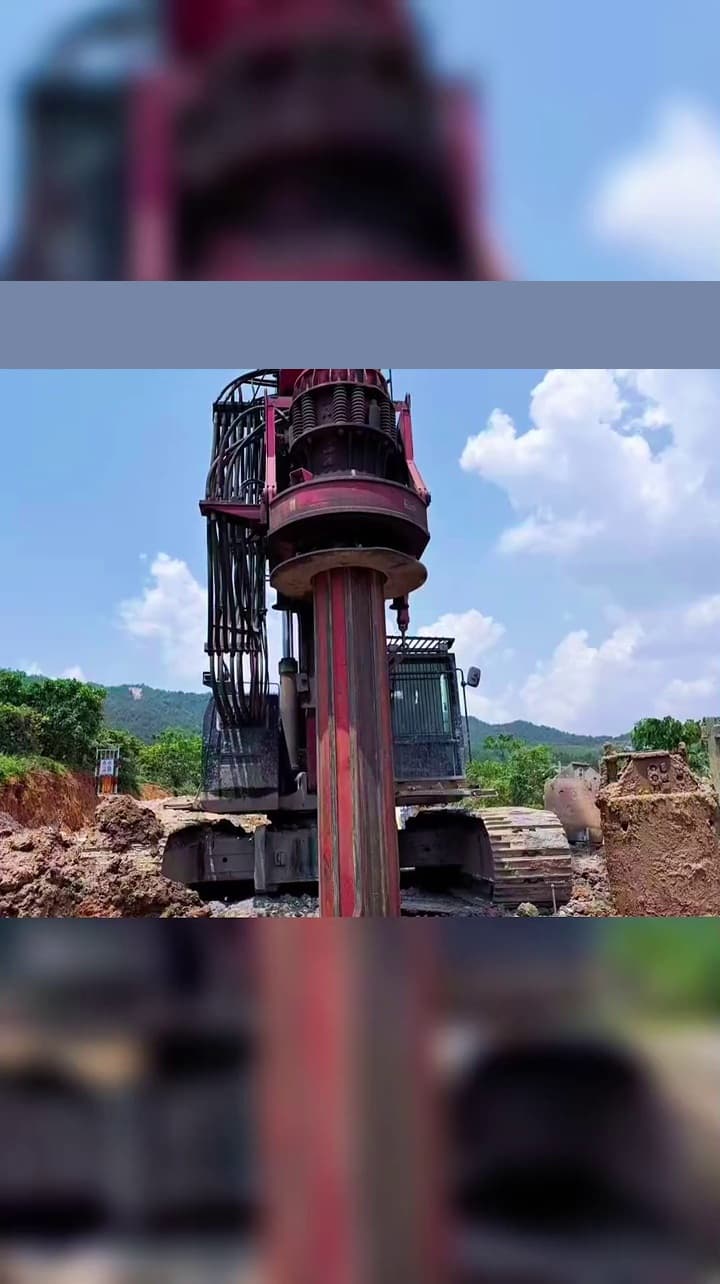 SANY SR405R drilling-rig used equipment front view