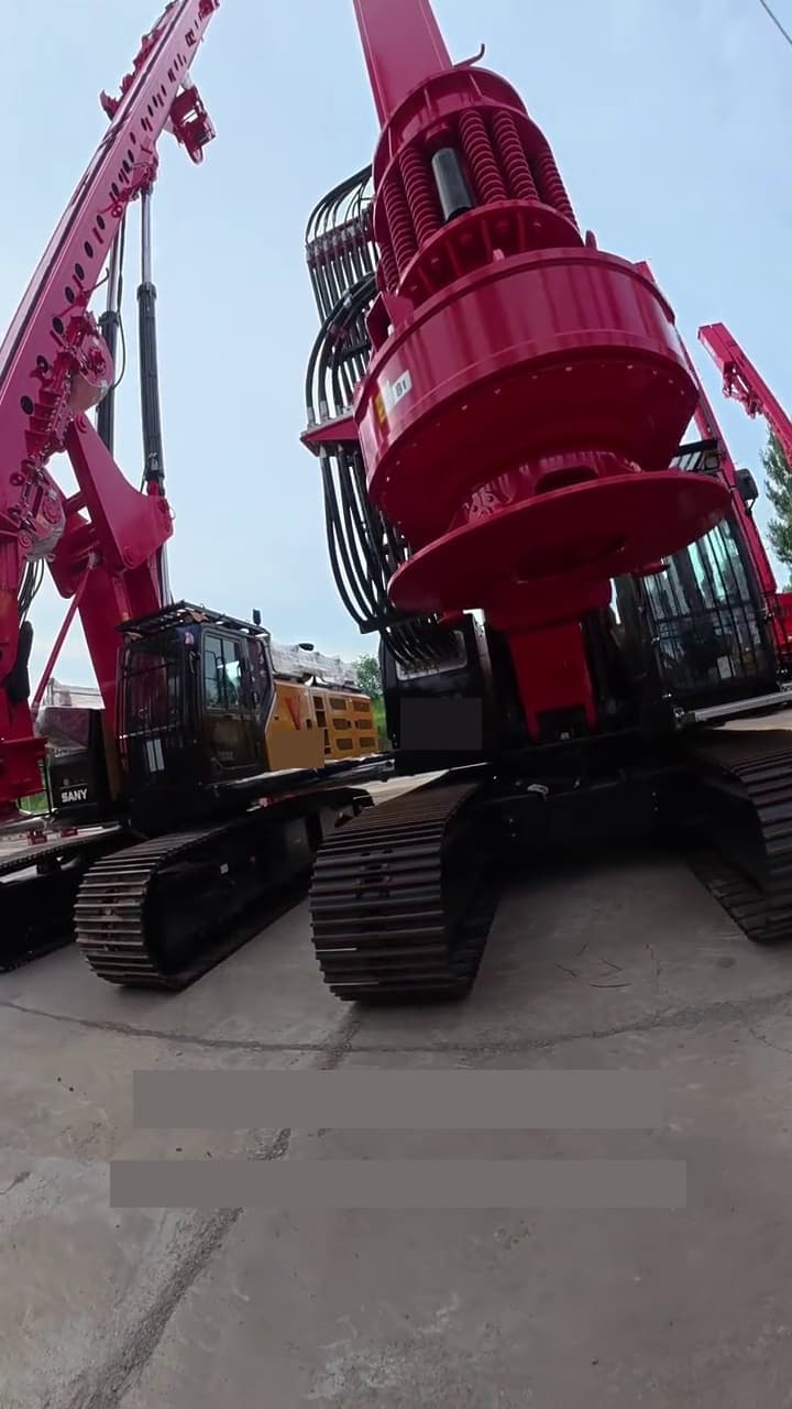 SANY SR315 drilling-rig used equipment front view