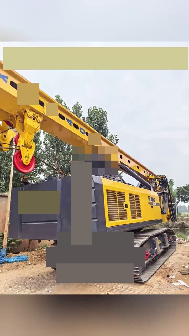 XCMG XR240E drilling-rig used equipment rear view