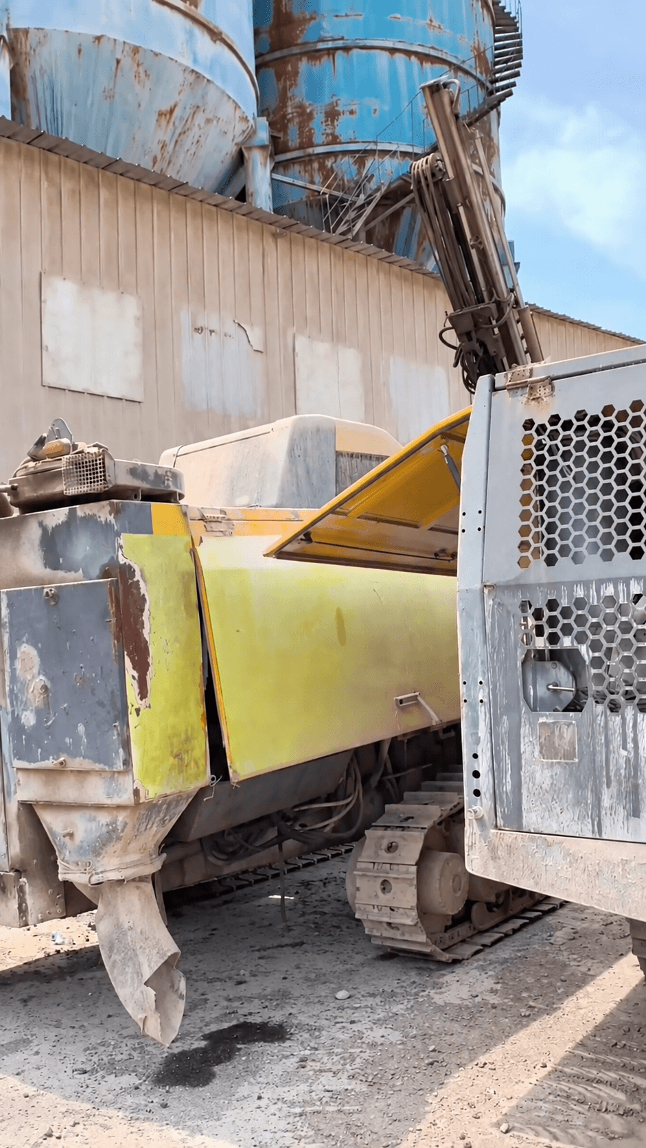 Perforadora Top Hammer de superficie usada Atlas Copco T35