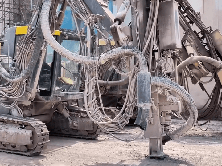 Perforadora Top Hammer de superficie usada Atlas Copco T35