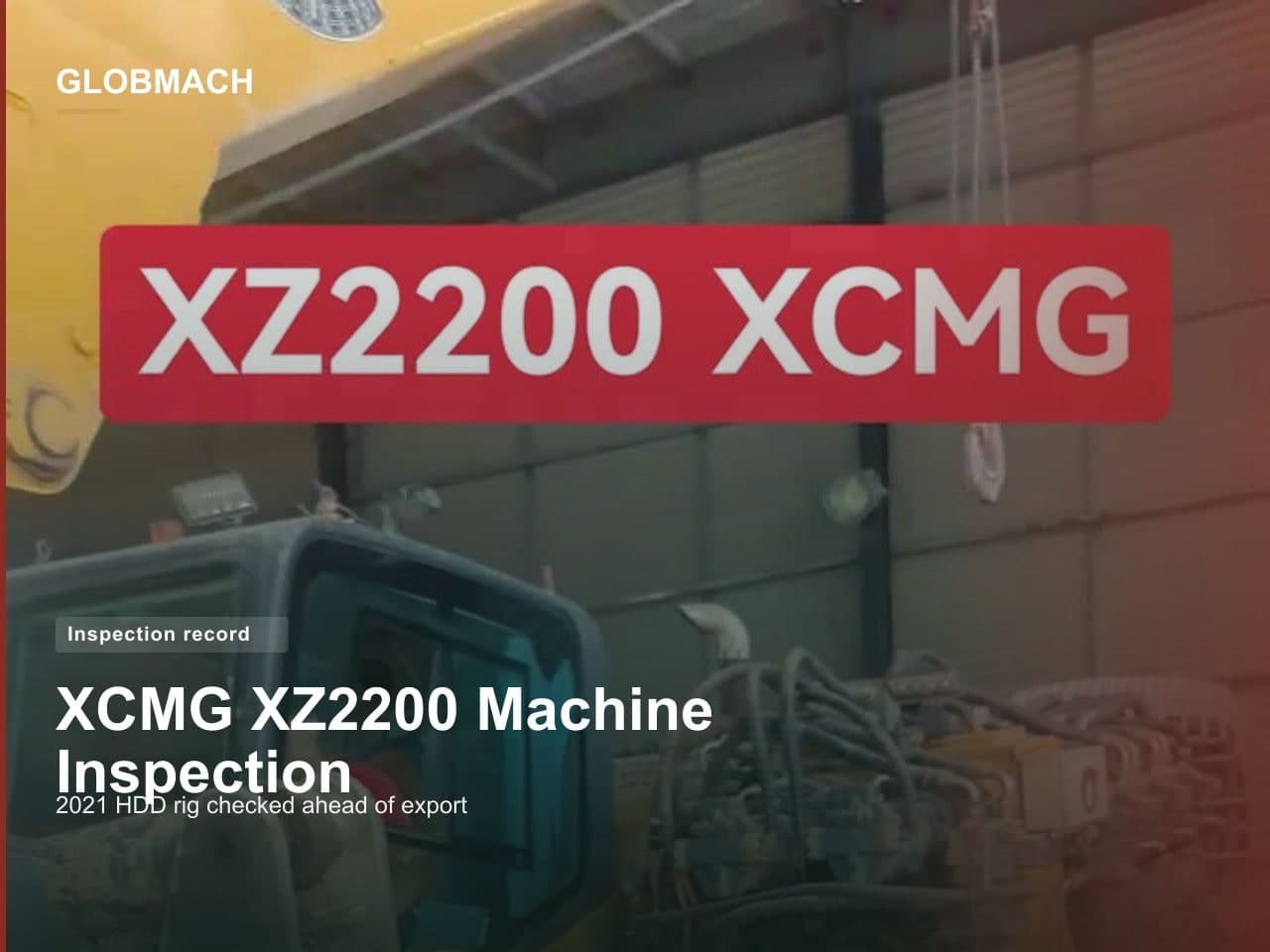 2021 XCMG XZ2200 horizontal directional drilling rig