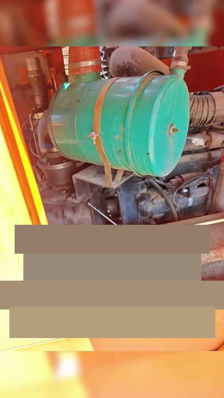 Used Kaishan 15-15 Mobile Air Compressor interior view