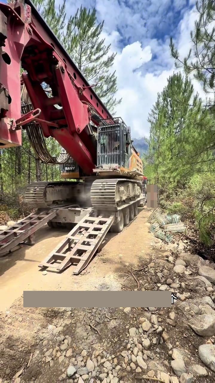 SANY SR360R drilling-rig used equipment side view