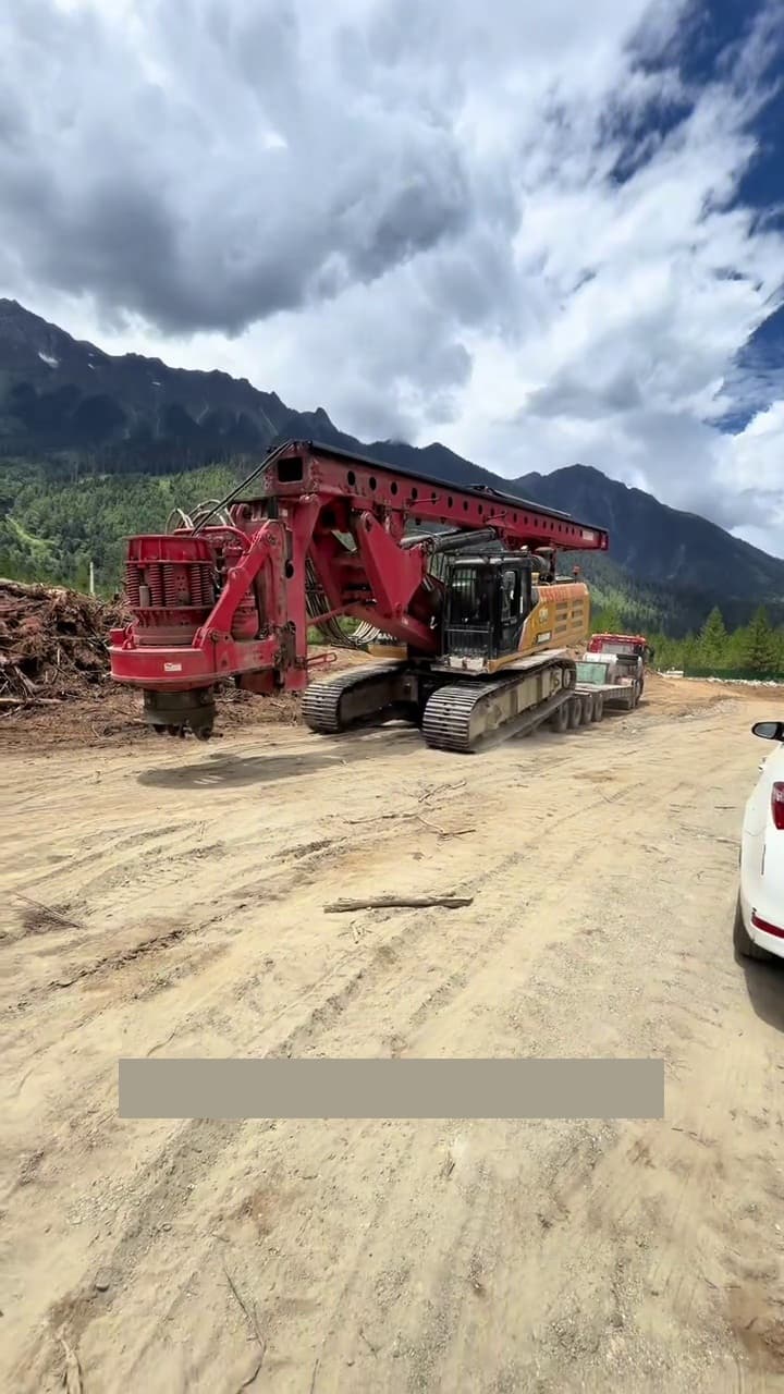 SANY SR360R drilling-rig used equipment front view