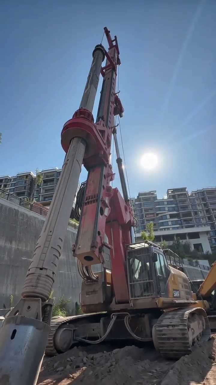 SANY SR405HK drilling-rig used equipment front view