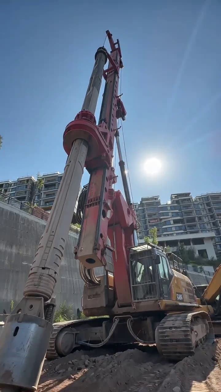 SANY SR405HK Rotary Drilling Rig used equipment
