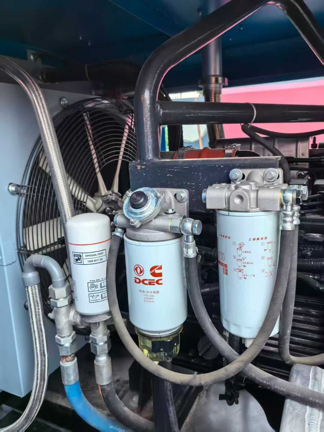 Used Liutech LUY150-15A portable air compressor, source view 8