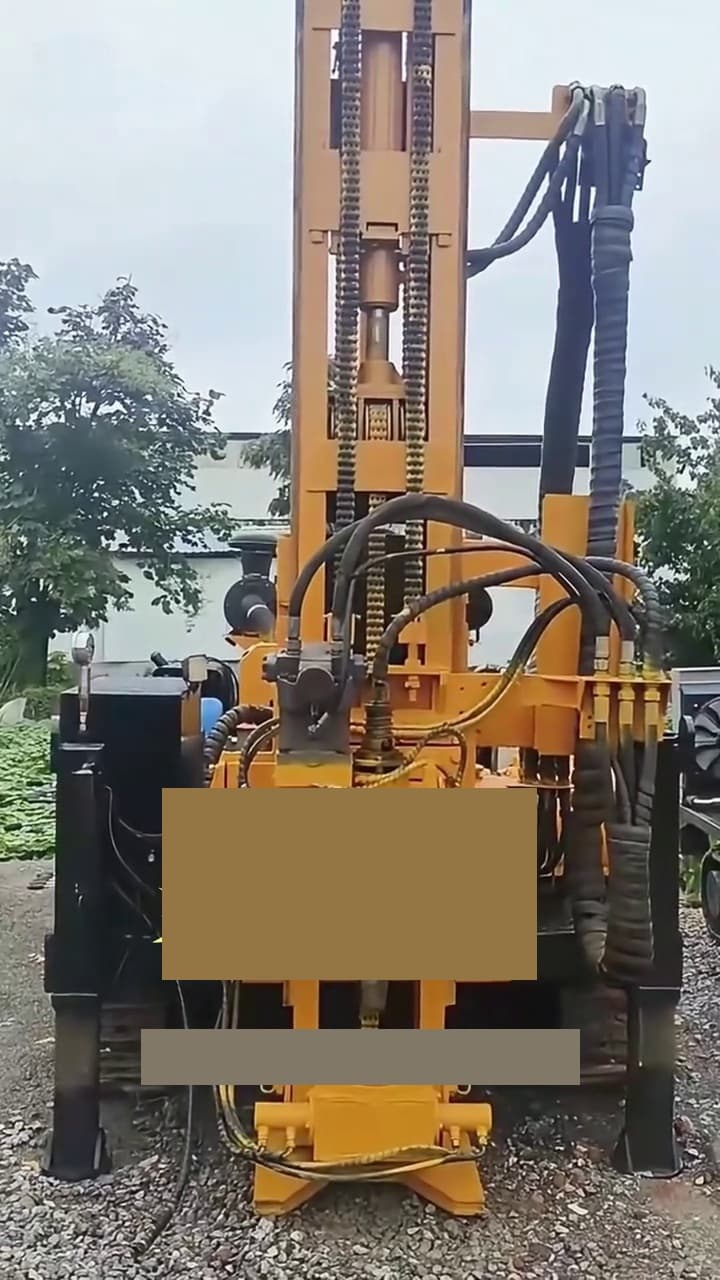Used Yichuang 1000 Exploration Drilling Rig rear view