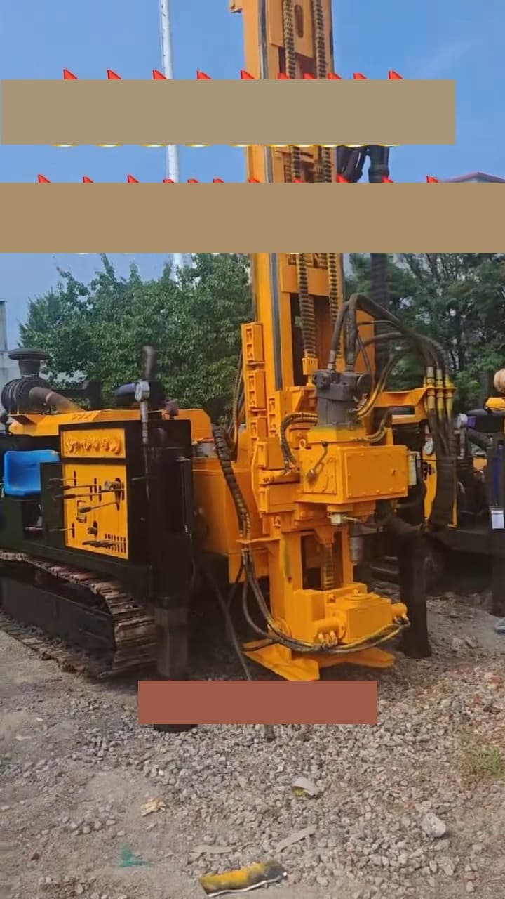 Used Yichuang 1000 Exploration Drilling Rig rear view