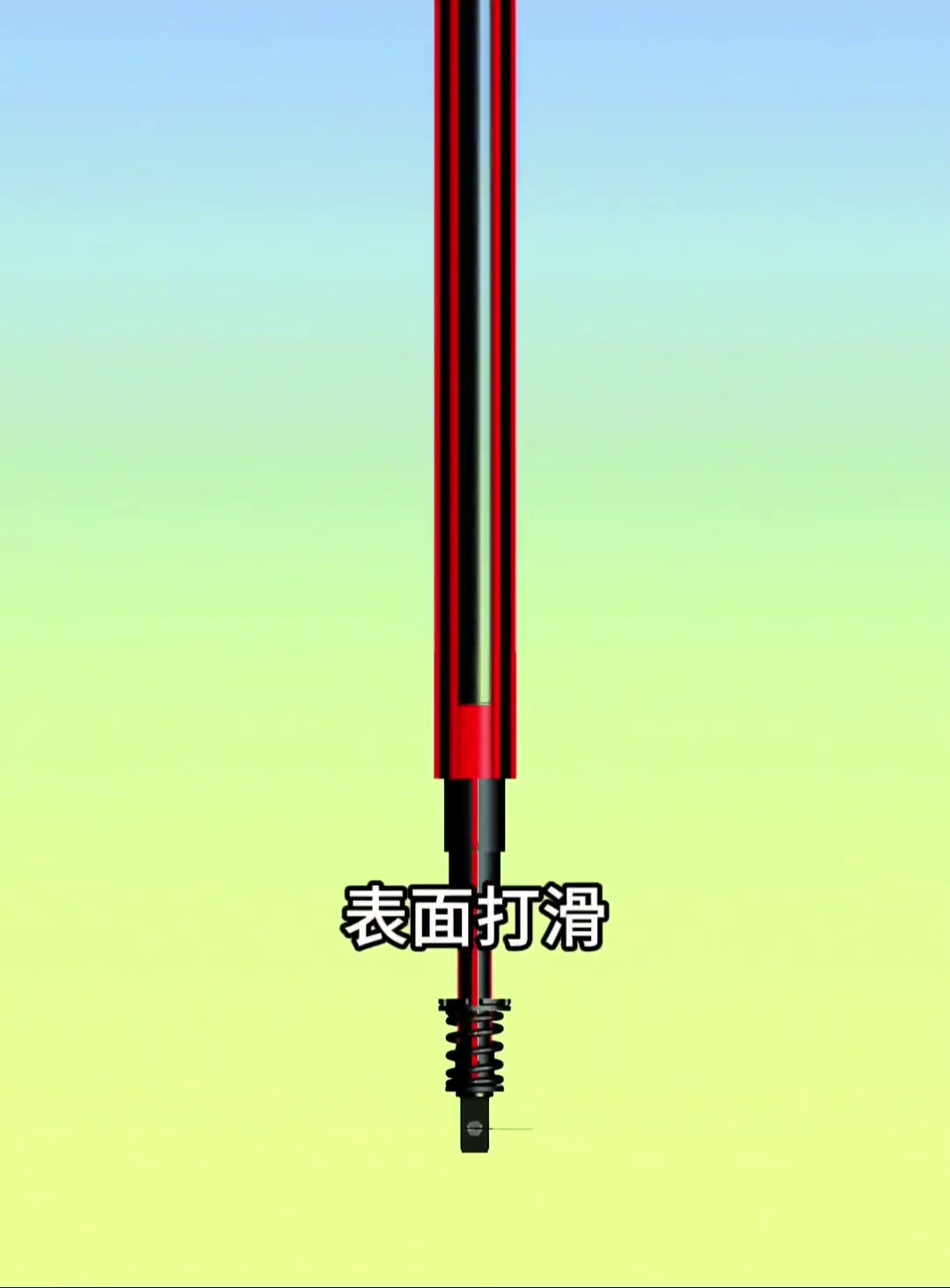 Surface slipping at the bottom of a rotary-drilled bore